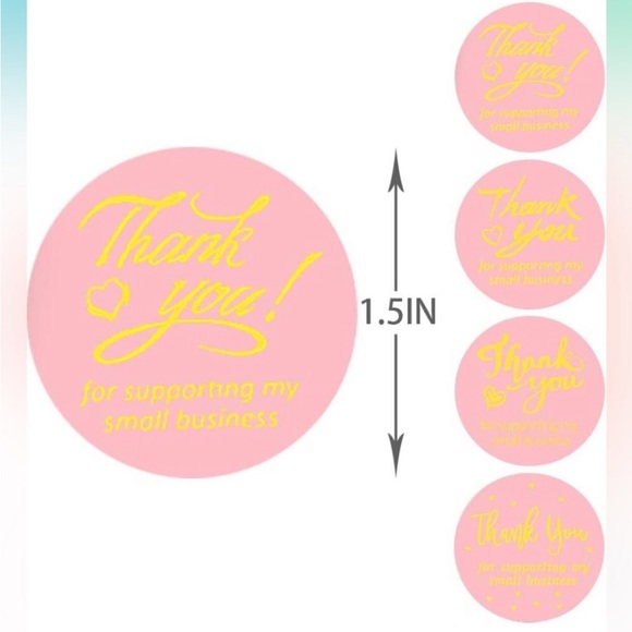 NEW Variety Sticker Set ~ 350 Pcs Poshmark Package "Thank you!" Gift Wrap Supply - Picture 12 of 16